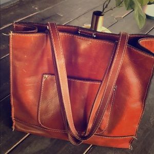 Patricia Nash leather tote bag
